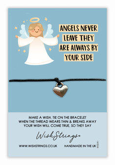 Angels never leave - Wish armband