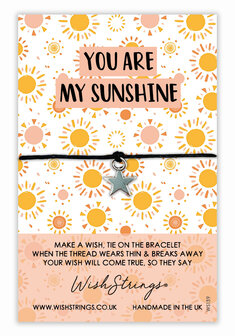 You are my Sunshine - Wish armband