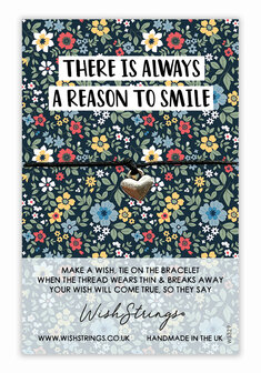 There is Always a Reason to Smile - Wish armband