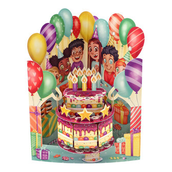 3D Swing  - Celebration Cake