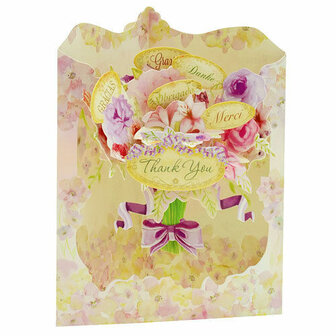 3D Swing  - Floral Thank You