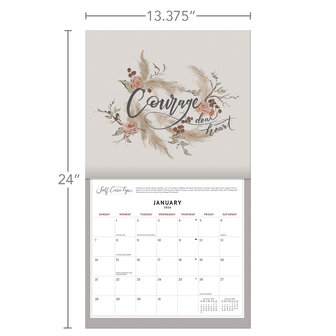 Lang Kalender 2024 Be gentle with yourself 