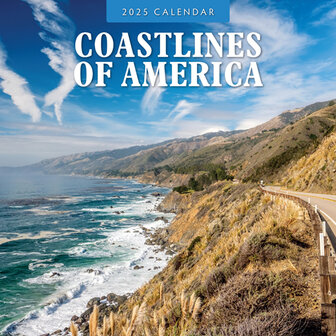 Coastlines of America calendar 2025