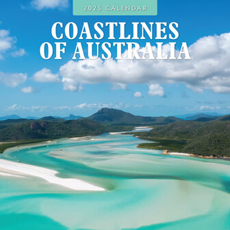 Coastlines of Australia Wall calendar 2025