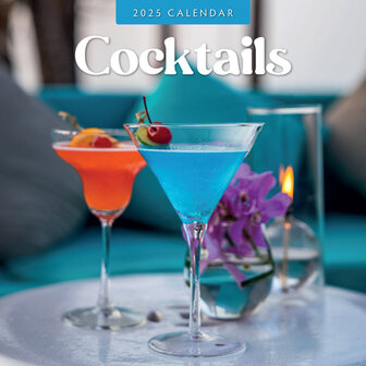 Cocktails wall calendar 2025
