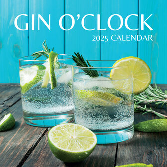 Gin o&rsquo;Clock wall calendar 2025