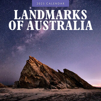 Landmarks of Australia calendar 2025
