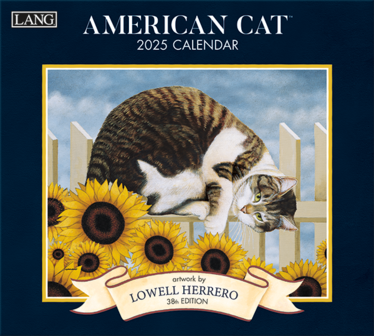 LANG calendar 2025 American Cat