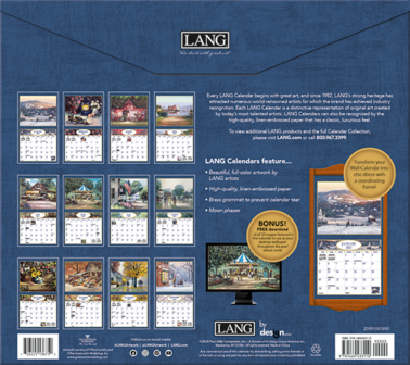 LANG Calendar 2025 American Dream 