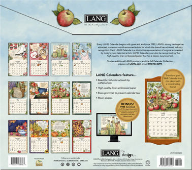 LANG Calendar 2025 American Kitchen 