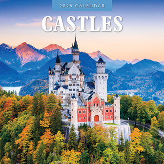 Castles wall calendar 2025