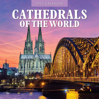 Cathedrals of the World wall calendar 2025