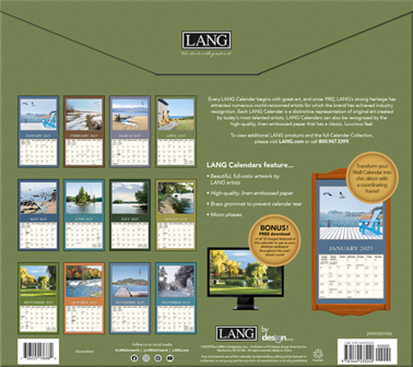 LANG Kalender 2025 Cottage Country 