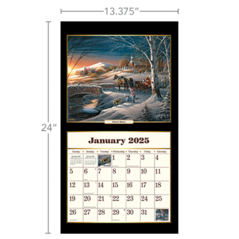 LANG Kalender 2025 Terry Redlin 