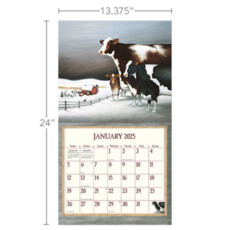 LANG Calendar 2025 Cows, Cows, Cows 