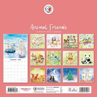Animal Friends kalender 2025