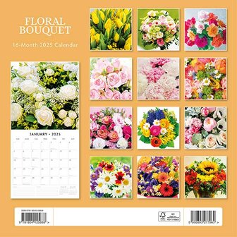 Floral Bouquet kalender 2025
