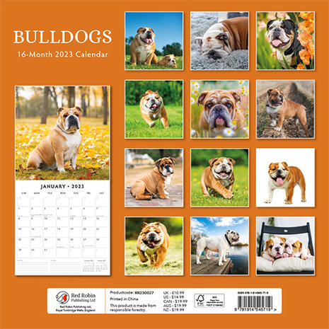 Bulldogs jaarkalender 2023