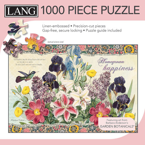 LANG Puzzle - Garden Botanicals