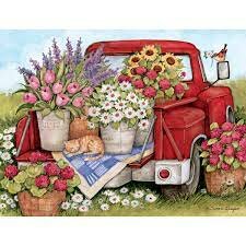 Boxed Note cards - Truckin' Along