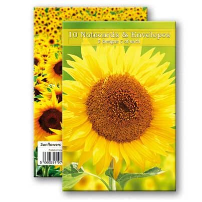 Sunflowers notecards