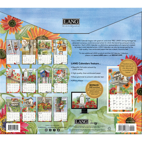 LANG kalender 2024 Birdhouses 