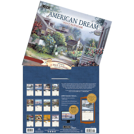 Lang Kalender 2024 American dream 