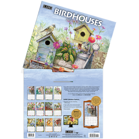LANG calendar 2025 Birdhouses