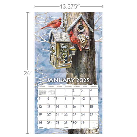 LANG calendar 2025 Birdhouses