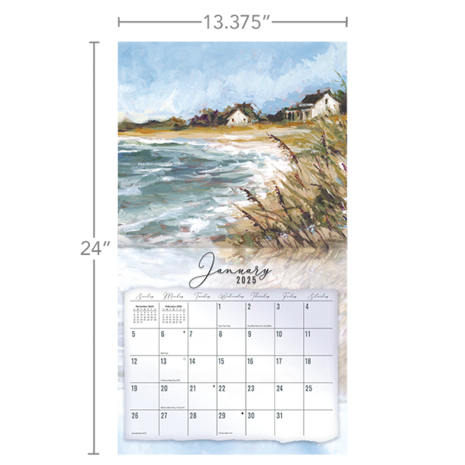 LANG Kalender 2025 Coastal Shores 
