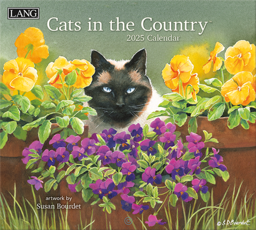 LANG Calendar 2025 Cats in the Country 
