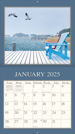 LANG Kalender 2025 Cottage Country 