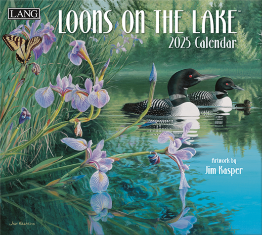 LANG Kalender 2025 Loons on the Lake 