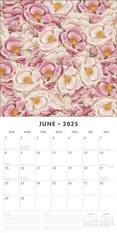 Botanical Flowers kalender 2025