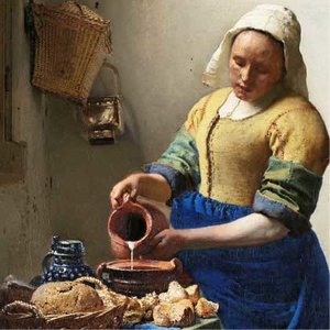  Vermeer / Het melkmeisje - Zonder tekst
